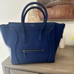 Celine- Calfskin luggage Indigo - great condition